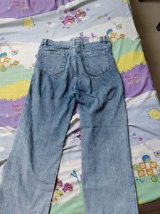 Wide Leg Light Wash Jeans