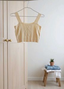 Knit Crop Tank Top