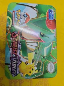 Scarlet & Violet Tin - Rayquaza & Pikachu