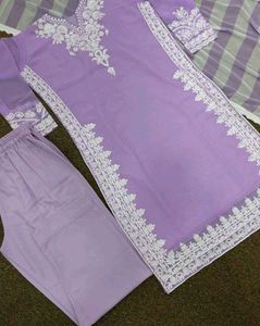 New Beautiful Levender 3 Piece Suit set