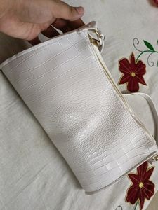 White Sling Bag