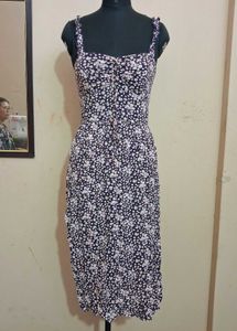 Floral Print Midi Dress