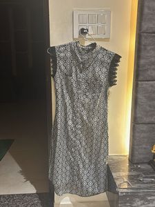 Patterned Sleeveless Dress