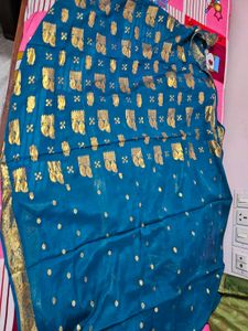 Blue Saree