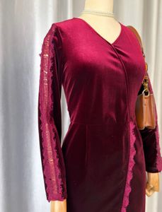 🎉🎉SALE🎉🎉 Korean Velvet Dress