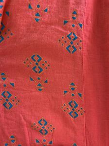 Coral Embroidered Kurta