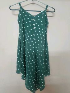 Green Polka Dot Dress