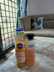 Nivea & Love Earth Body Wash Bundle