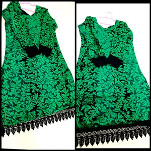 🖤Brasso Work Eligant Kurti(Stitched)