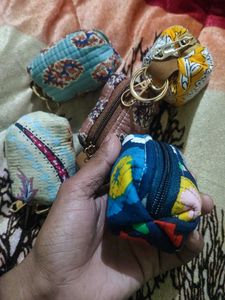 4Square Patchwork Quilted Pouchs