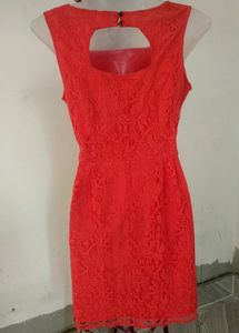 Vintage Formal Lace Mini Dress