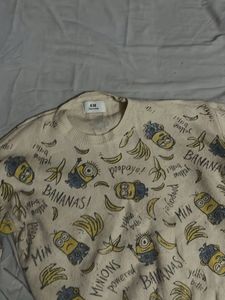 Minions Print Sweater