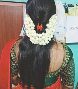 Embroidered Green Saree Blouse