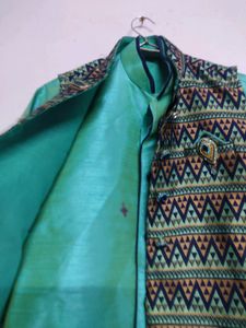 Dhori kurta With Jacket And Free Pajama