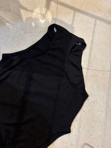 Sleek Black Bodysuit