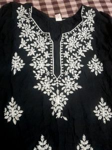 Black Chicken Work Kurta🖤.