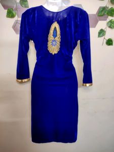 Navy Blue Shaneel Kurti set ✨💫
