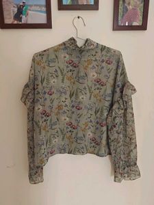 Floral printed blouse