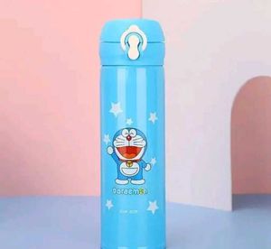 Beautiful Steel Unicorn And Doremon Bottle For Kid