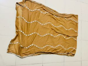 Elegant Brown  Tan Anarkali Suit