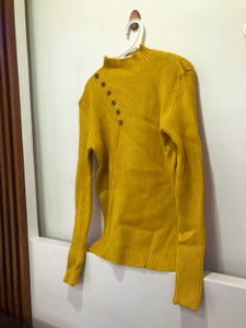 Imported Mustard Knit Sweater
