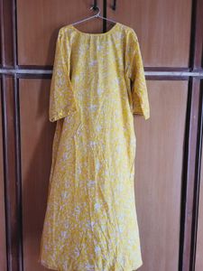XL Yellow Kurti With Pant