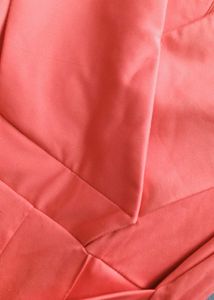 Coral Jumpsuit with Belt