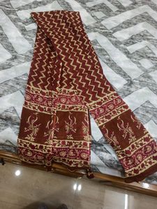 Brand New Pure Cotton Ajrakh Kurta Set