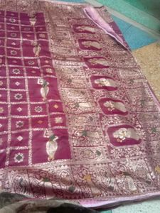 Elegant Maroon Saree