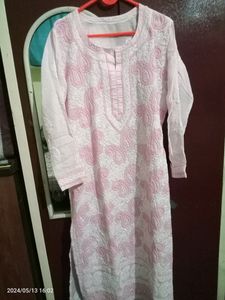 Full Chikankari Kurti