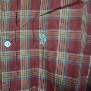 US Polo Assn Plaid Button Down
