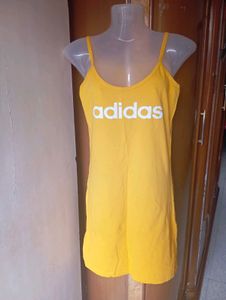 Yellow Adidas Dress