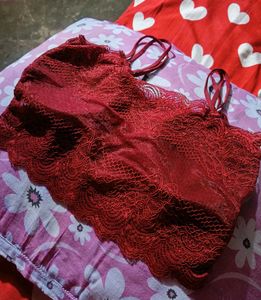 Women Lace Padded Bra