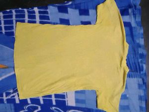 Yellow Graphic Print T-Shirt