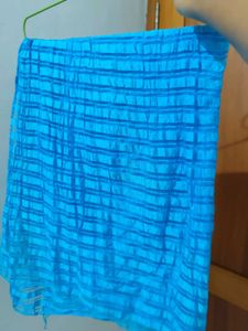 Blue Striped Dupatta