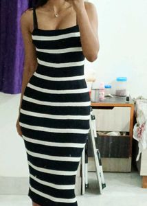Black And White Bodycon Dress