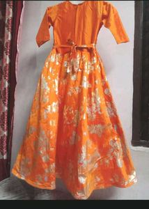 🎉Orange Ethnic Gown