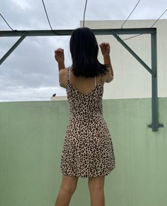 H&amp;M Dress, Animal print, one strips