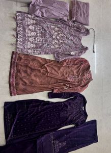 3 Sets Premium Kurta