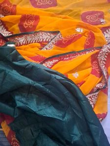 New Pila ladu bandej saree