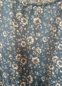 Flowery Blue Women Top