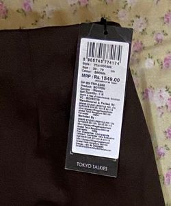 Brown Flared Pants