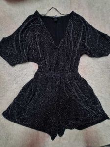 Sparkly Black Romper