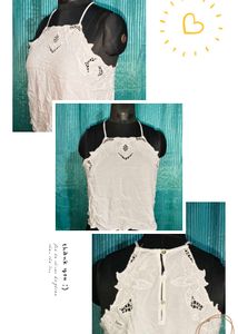 🎁Buy 2 Get 1 Free🎁Size S/M White Tank Top