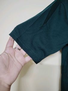 Dark Green Criss Cross T-Shirt