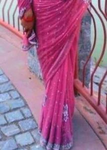 Elegant Pink Saree
