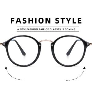 Round Transparent Eyewear For Girls , Fancy