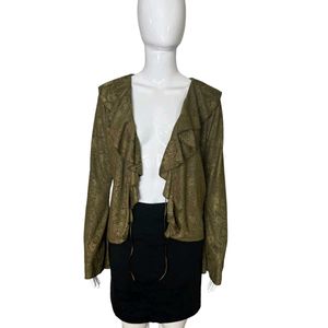 ZARA olive Cardigan