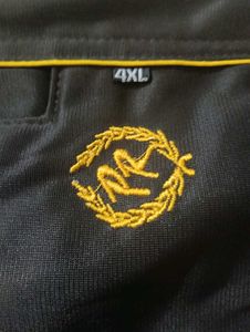 Men's Black Colour Track Pant