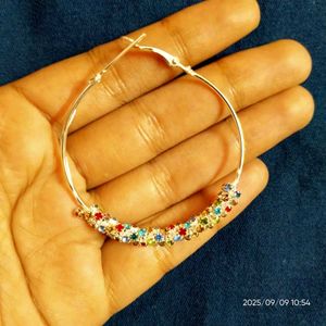 Colorful Hoop Earring,  New Earring